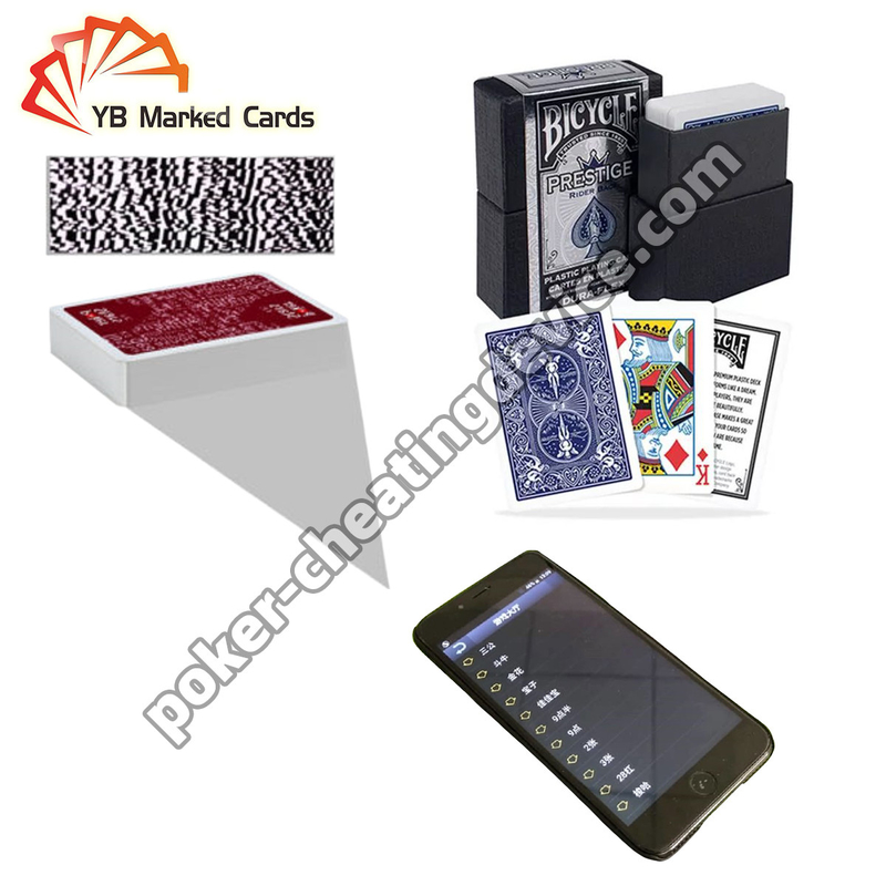 Fiets Juice Prestige Barcode Markeerde Kaarten Decks Voor Poker Cheat Calculator