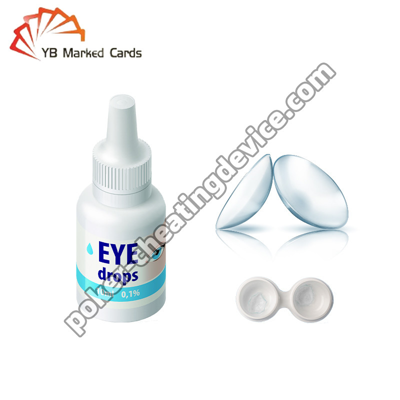 De magische Contactlenzen van de de Kaarten Lichtgevende Inkt van het Steunen UVlicht Contactlenzen Duidelijke