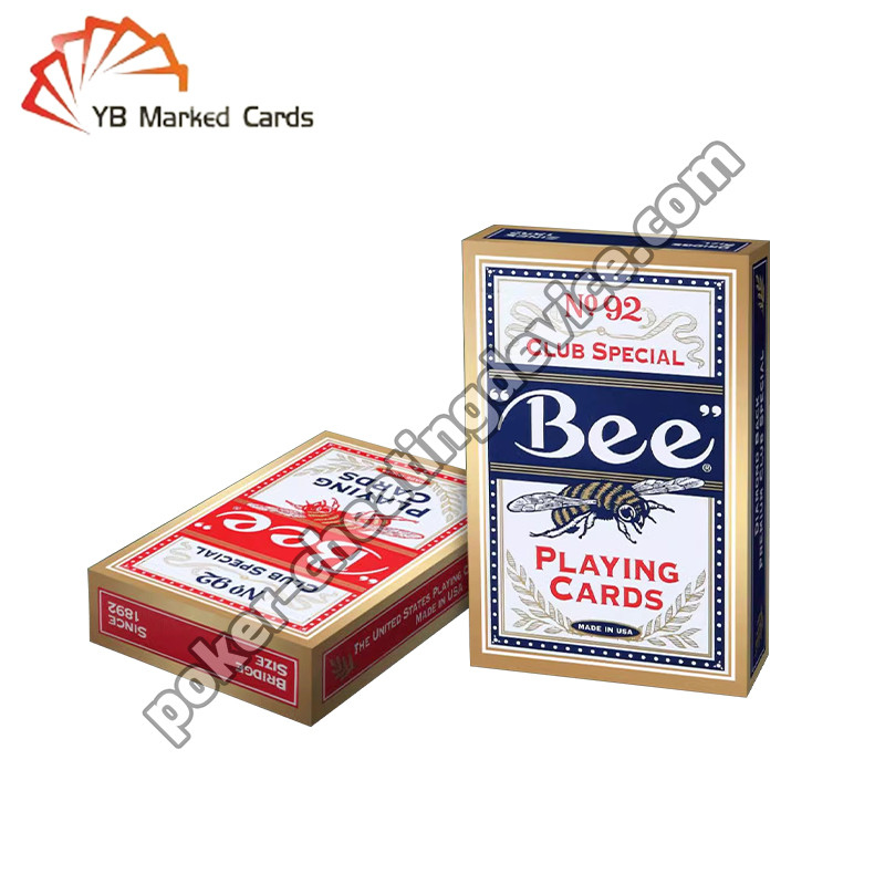 Bee Standard Barcode gemarkeerde kaarten voor poker analyse en cheat voordeel