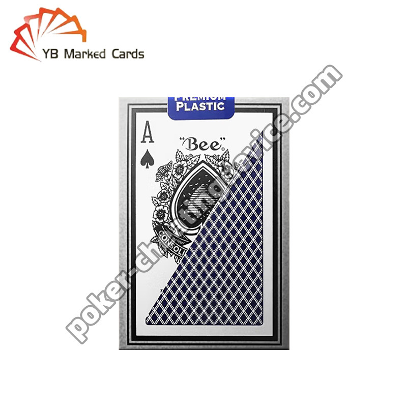 Plastic Bee Barcode gemarkeerde decks smal kaarten voor AKK Poker Analyzer