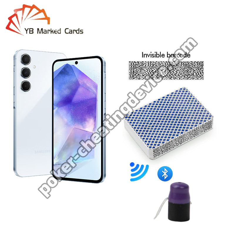 AKK Samsung Galaxy A55 Spelkaartaanalysator voor gemarkeerde streepjescode-decks