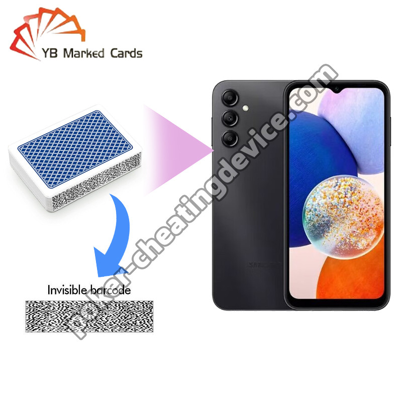 Samsung Galaxy A14 CVK 350 Marked Cards Analyzer voor Instant Poker Resultaten