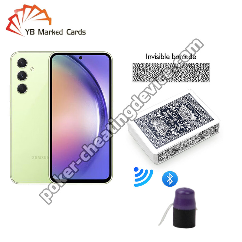 Samsung Galaxy A54 CVK 400 Marked Deck Analyzer voor barcode speelkaarten