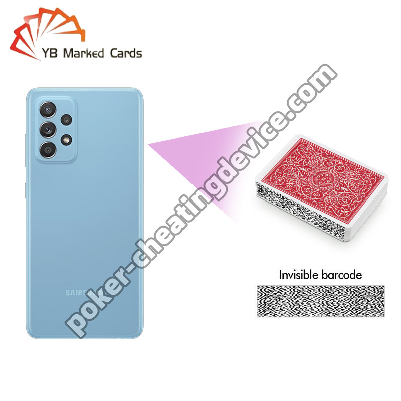 AKK A2 Samsung A52 Marked Card Deck Analyzer voor Barcode Side Marked Cards