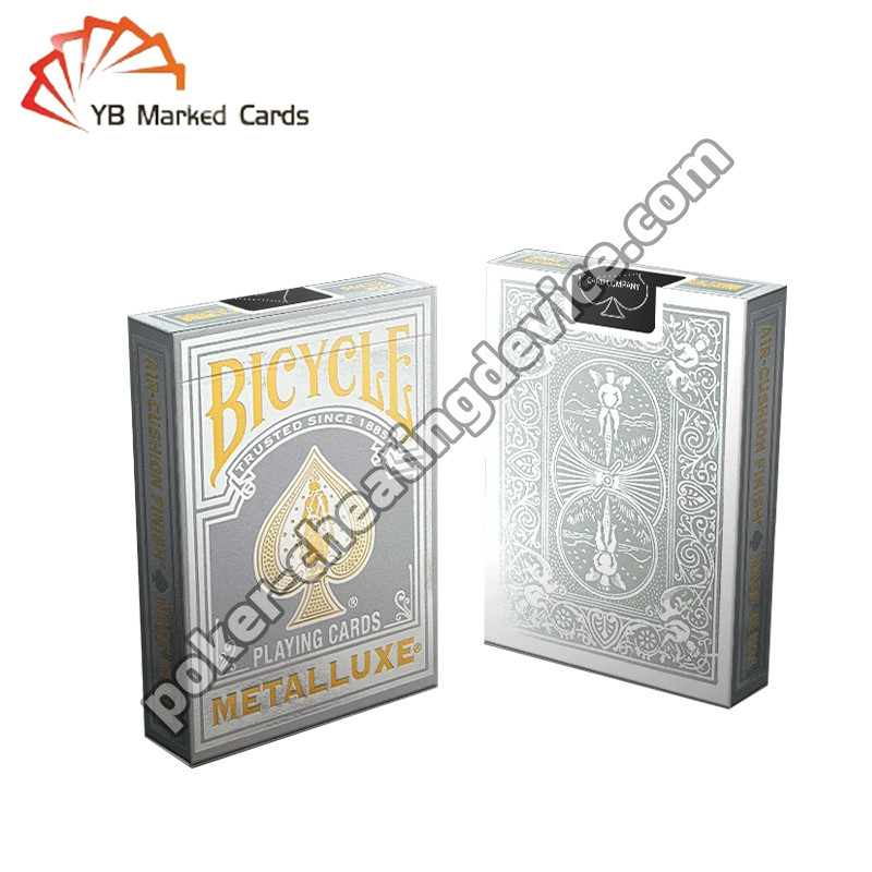 Fiets gemarkeerde kaarten poker verguld serie fantasy zilver voor vals spelen contactlenzen