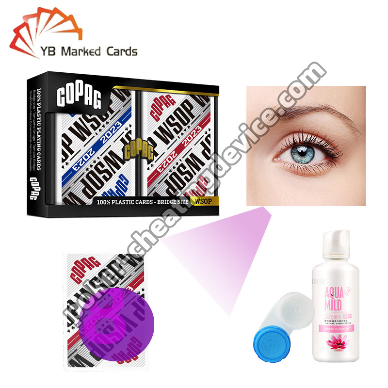 Copag WSOP 2023 Retro Design Uv Marked Spelkaarten Blauw / Rood Deck Set