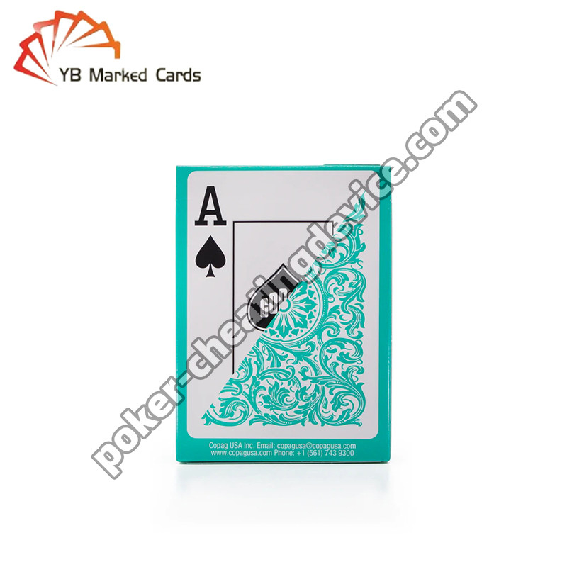 Copag Elite Luminous Ink Marking Cards Groen enkelvoudig dek voor vals spelen bij poker