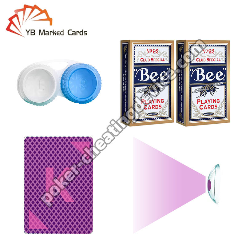 Infrarood-activerende röntgencontactlenzen met een geldigheidsduur van 1 jaar voor pokerspellen