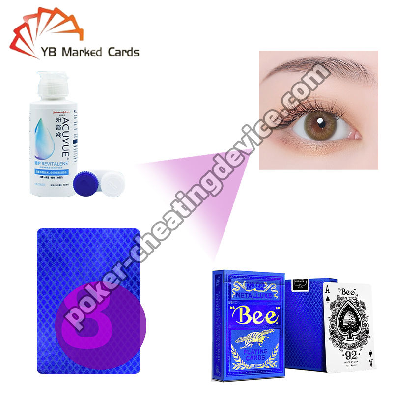 Geavanceerde infrarood contactlenzen met een watergehalte van ≥ 50% en een pupildiameter van 4-12 mm voor pokertricks