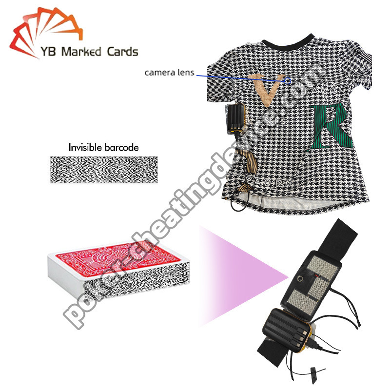 Dynamic T-shirt External Scanning Camera For Barcode Side Marked Cards