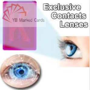 9mm Donkere Ogencontactlenzen 0.06~0.10mm X Ray Vision Contact Lenses