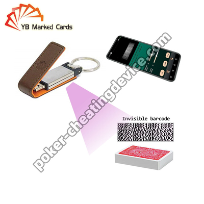 Compacte draagbare sleutelhanger pokercamera met korte scanning afstand