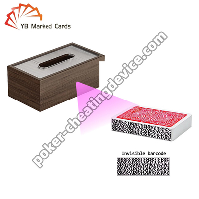 Tissu Box Poker Card Scanner voor barcode gemarkeerde pokerkaarten