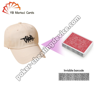 Hoed draadloze camera scanner verborgen poker cheat apparaat voor barcode kaart scannen