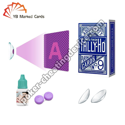 Duidelijke Contactlenzen 4mm van de Kaarten UV Onzichtbare Inkt 12mm Leerlingsdiameter