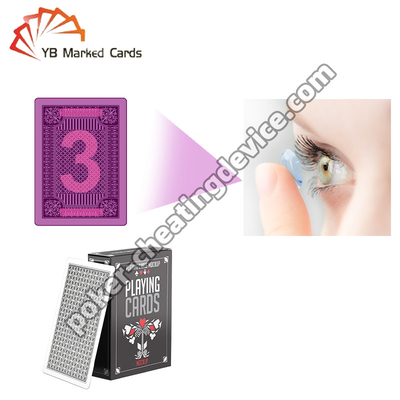 Cheating Edge Marking Cards Contactlenzen om door pokerkaarten te kijken