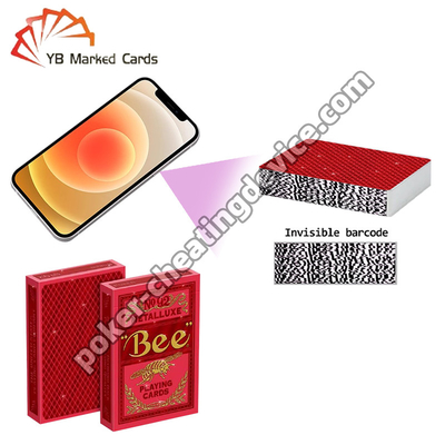 Bee Casino Barcode Marking Spelkaarten Voor Poker Analyzer Apparaat