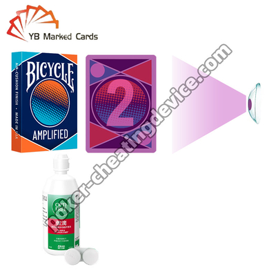 Discrete infrarood contactlenzen voor poker domineren live games met precisie