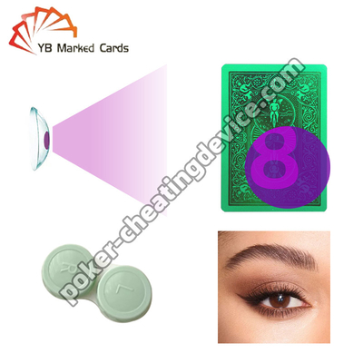 Infrarood contactlenzen om gemarkeerde kaarten te zien Poker cheat tool