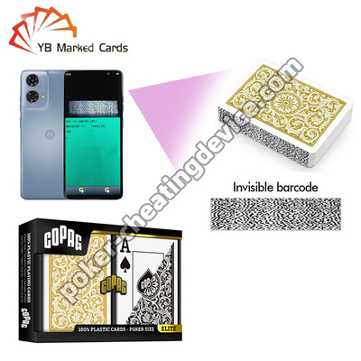 Copag 1546 100% Plastic Barcode Cheat Cards Voor Poker Analyzer