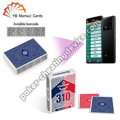 Copag 310 Discreet Barcode Speelkaarten Single Deck Voor Poker Analyzer