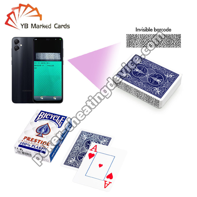 BICYCLE F44100 Prestige 100% plastic casino barcode speelkaarten