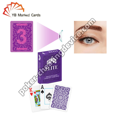 Copag Elite professionele onzichtbare gemarkeerde kaarten Purple Single Deck