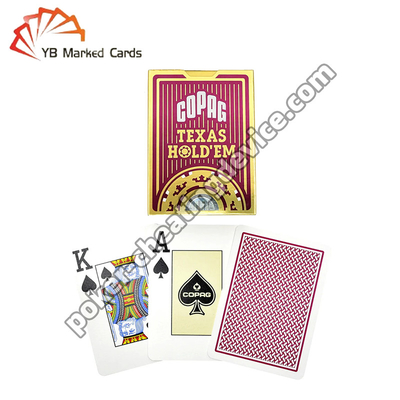Copag Texas Hold'em Onzichtbare Infrarood gemarkeerde kaarten Rood enkelvoudig dek