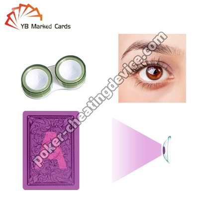 UV-onzichtbare inktcontactlenzen detecteren onmiddellijk infraroodmarkeringen