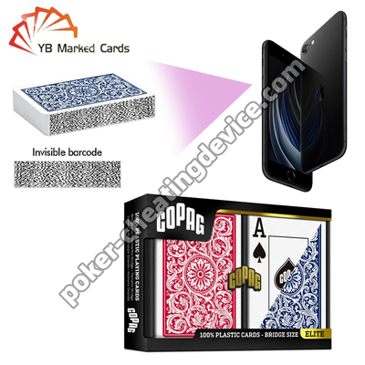 Copag 1546 Barcode Kaarten Jumbo Index Rood / Blauw Dubbel Deck Set