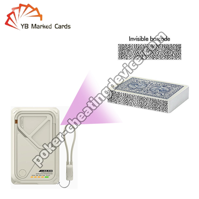 Poker Scanner Power Bank voor barcode gemarkeerde kaarten