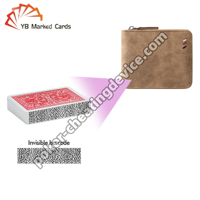 Poker Cheat Card Scanner Wallet voor Analyzer Device