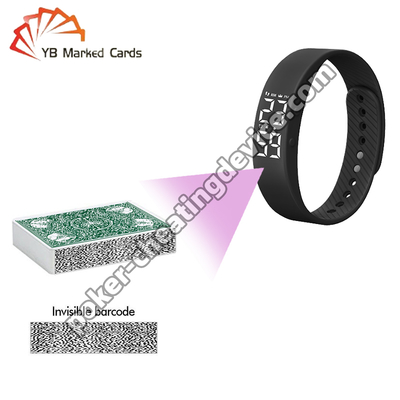 Verborgen poker cheat camera armband voor barcode gemarkeerde kaarten