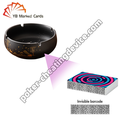 Asbak Verborgen Scanner voor Poker Analyzer met Barcode Detectie