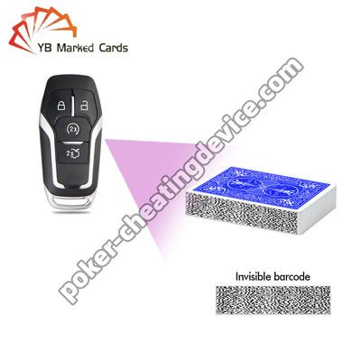 Auto sleutels Poker kaart scanner voor barcode gemarkeerde dekken