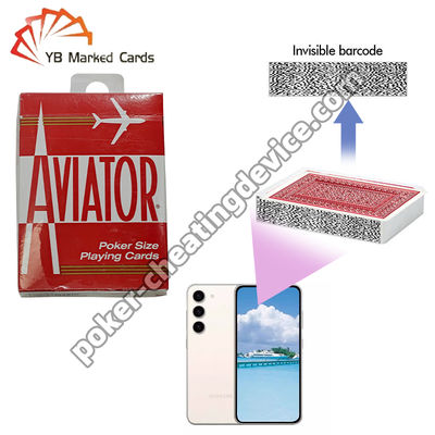 Aviator Barcode Marked Decks For Poker Analyzer System