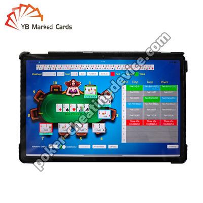 Real-time visualisatie poker analyzer tablet apparaat voor Texas Hold'em