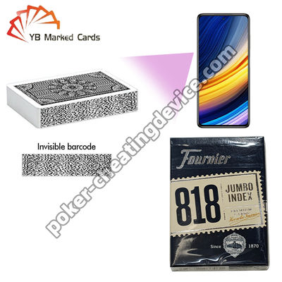 Fournier 818 barcode gemarkeerde pokerkaarten voor poker cheating analyzer
