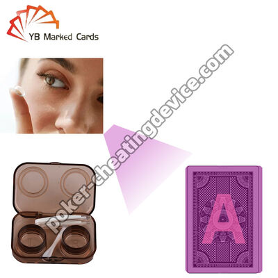 Onzichtbare Inkt Infrarood Contactlenzen Voor Lichtgevende Gemarkeerde Kaarten