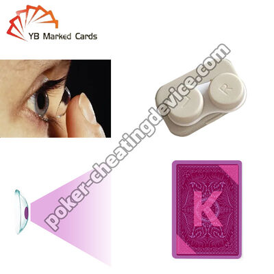 Gemarkeerde Kaarten Contactlenzen Voor Onzichtbare Inkt Gemarkeerde Kaarten