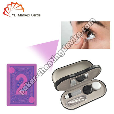 Onzichtbare Inkt Contactlenzen om Door Speelkaarten te Kijken - Verkrijg een Poker Voordeel