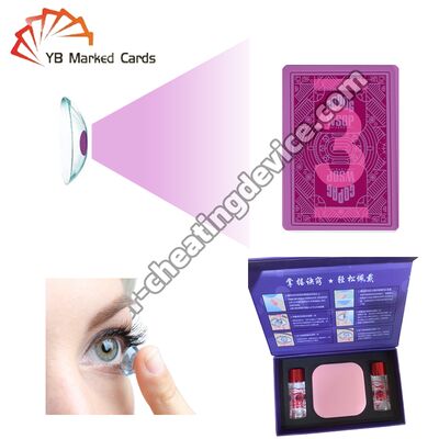 Poker cheat contactlenzen voor onzichtbare inkt speelkaarten