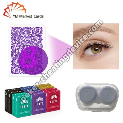 Gemarkeerde Kaarten Contactlenzen Voor Onzichtbare Inkt Gemarkeerde Kaarten