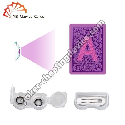 Infrarood contactlenzen voor kaarten met onzichtbare inkt